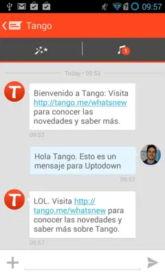 Tango Messenger android App screenshot 11